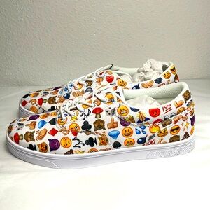 Vlado Milo Low White Emoji club style fashion US 12 men’s sneakers fun funky new